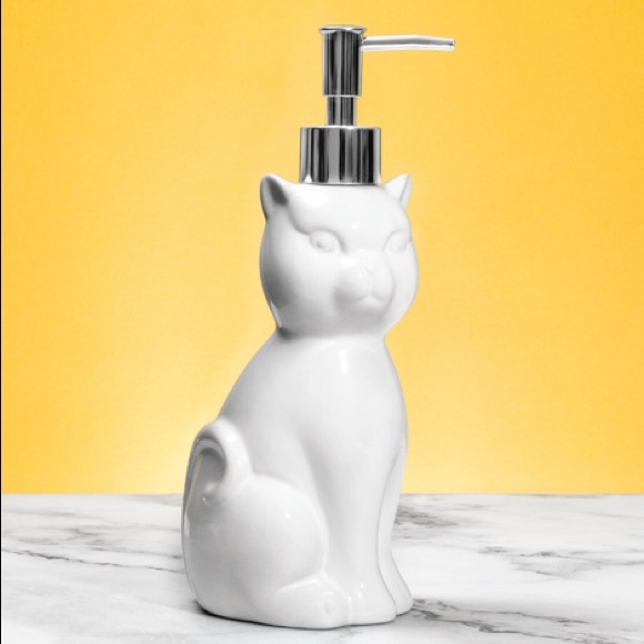 Cat Lady NIB Cat Soap (or Lotion) Dispenser and Cat Soap Dish - Picture 3 of 11